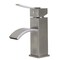 Alfi Brand Brushed Nickel Square Body Curved Spout Sgl Lever Bathroom Faucet AB1258-BN - alternate 3